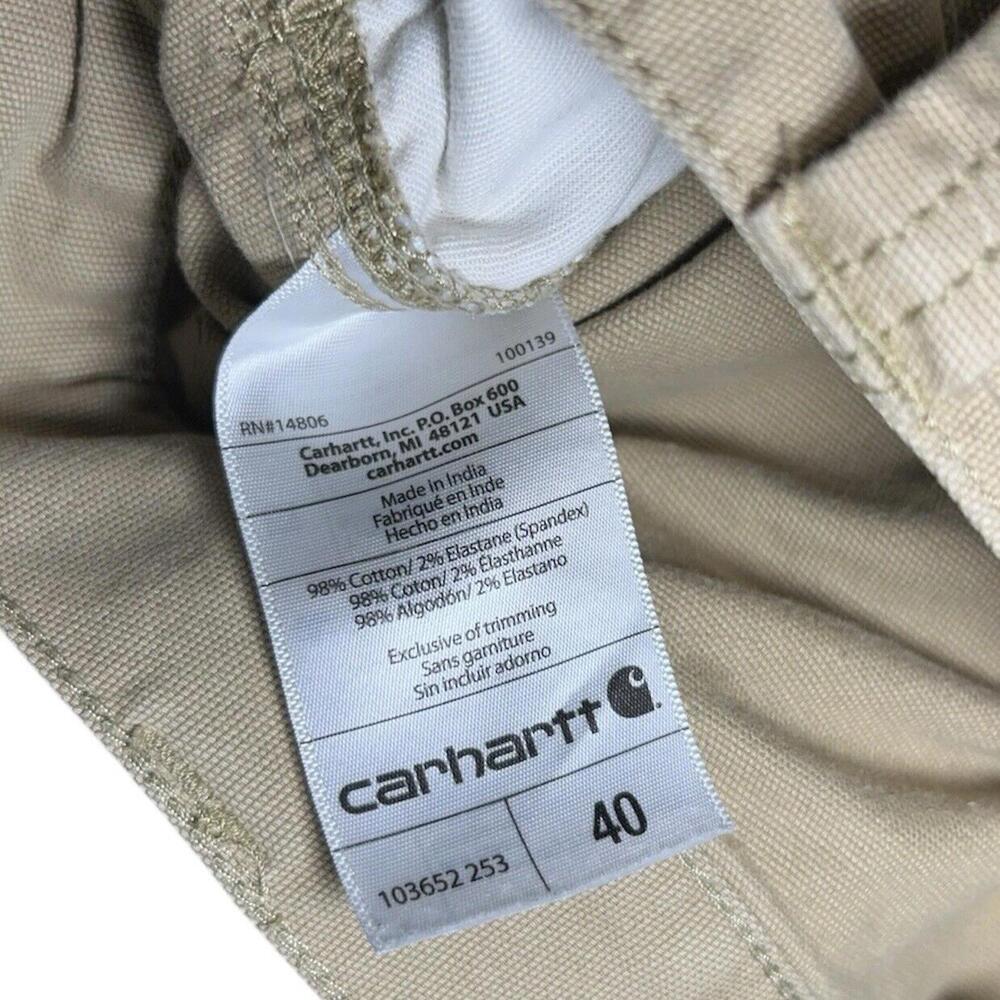 Carhartt Shorts Men's Sz 40 Relaxed 11" Inseam Rugged Flex Rigby Work Set of 2 - Picture 7 of 8